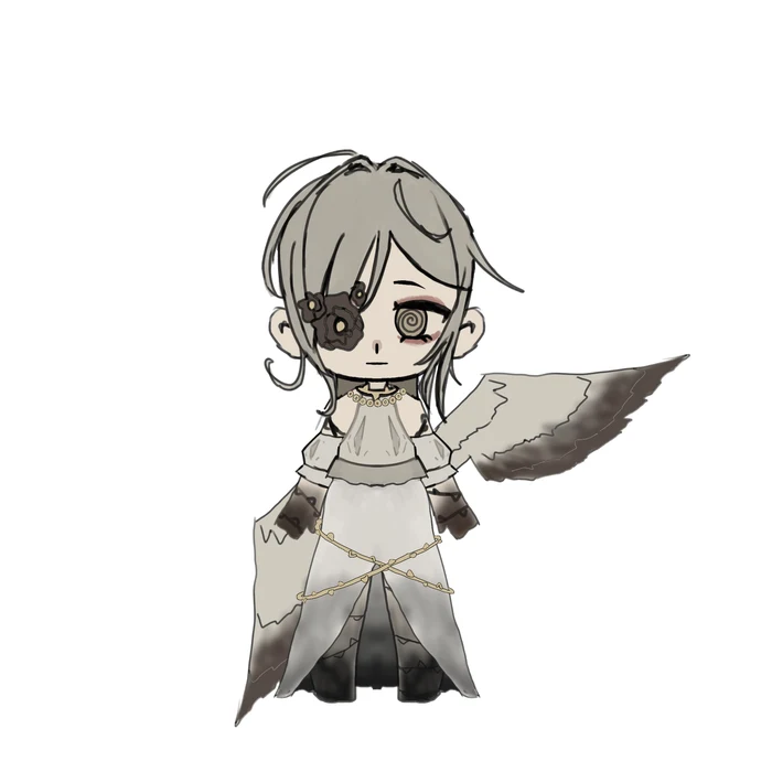 Chibi style illustration of Grace